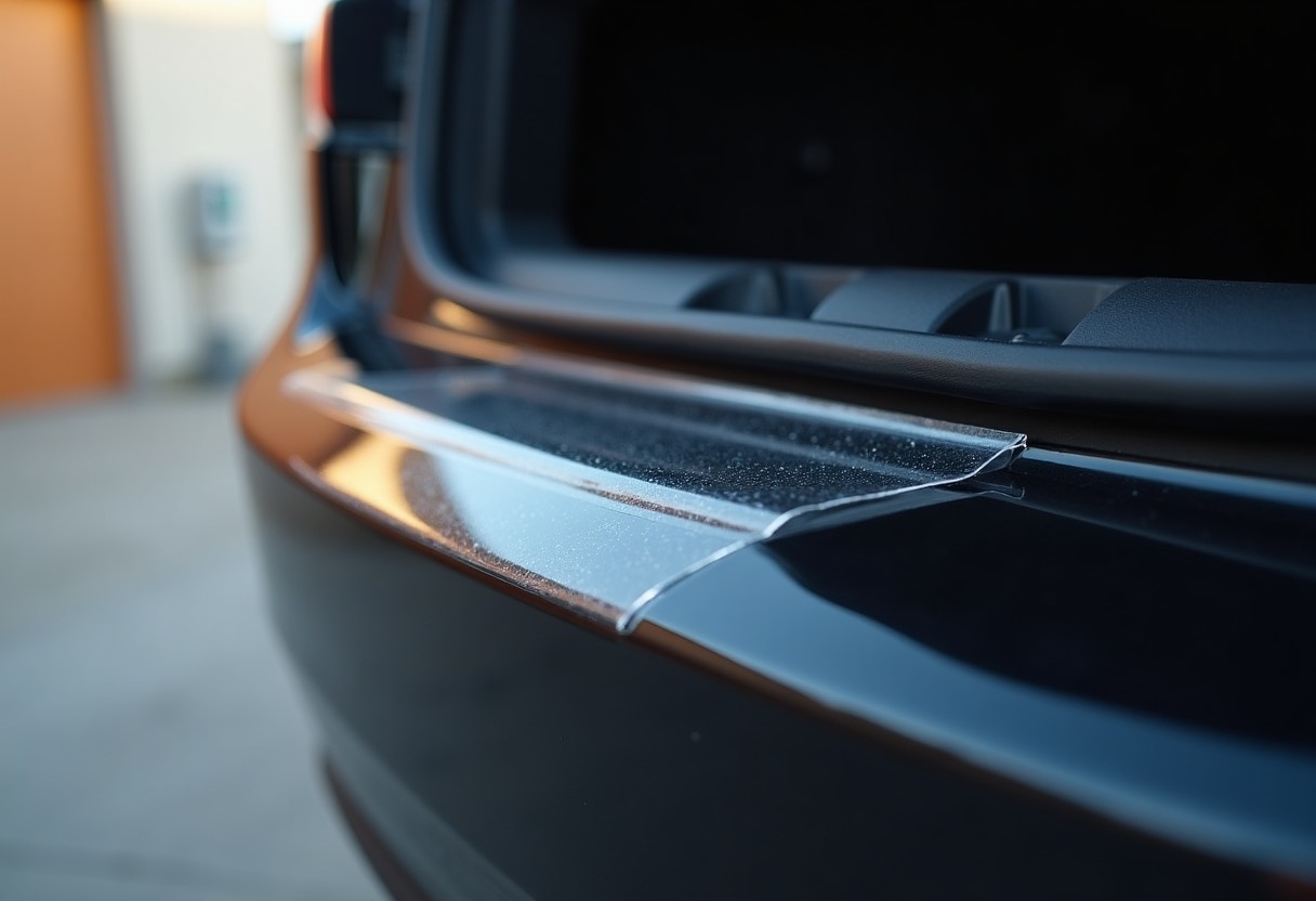Tesla Rear Bumper Protection: Paint Guards and Loading Films